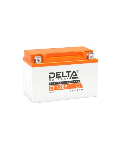 Delta CT 1209. Аккумулятор герметичный свинцово-кислотный стартерный. Delta в Раменском