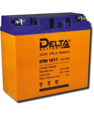 Delta DTM 1217. Аккумулятор герметичный свинцово-кислотный. Delta в Раменском