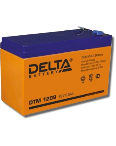 Delta DTM 1209. Аккумулятор герметичный свинцово-кислотный. Delta в Раменском