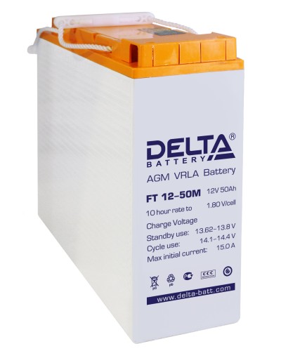 Delta FT 12-50 M. Аккумулятор герметичный свинцово-кислотный. Delta в Раменском