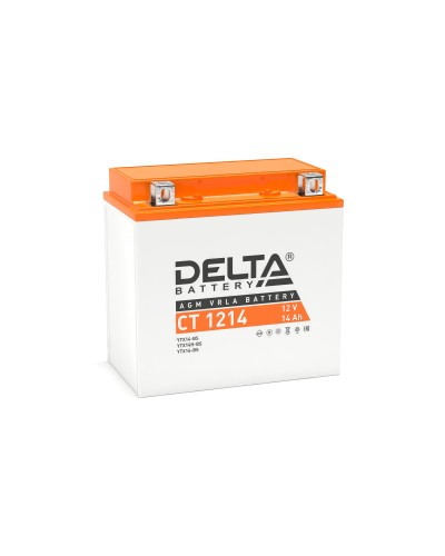 Delta CT 1214. Аккумулятор герметичный свинцово-кислотный стартерный. Delta в Раменском