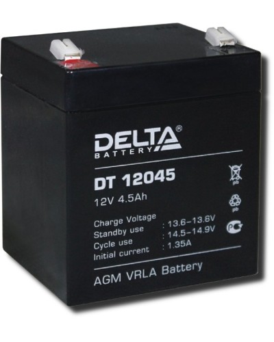 Delta DT 12045. Аккумулятор герметичный свинцово-кислотный. Delta в Раменском