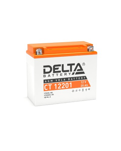 Delta CT 12201. Аккумулятор герметичный свинцово-кислотный стартерный. Delta в Раменском