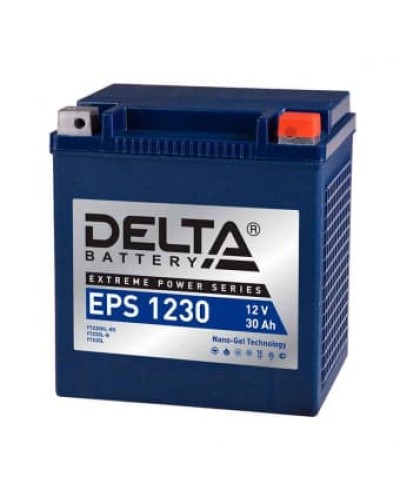 Delta EPS 1230. Аккумулятор герметичный свинцово-кислотный стартерный. Delta в Раменском
