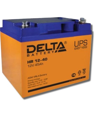 Delta HR 12-40. Аккумулятор герметичный свинцово-кислотный. Delta в Раменском