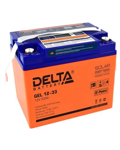Delta GEL 12-33. Аккумулятор герметичный свинцово-кислотный. Delta в Раменском