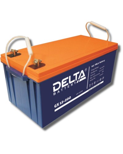 Delta GX 12-200. Аккумулятор герметичный свинцово-кислотный. Delta в Раменском