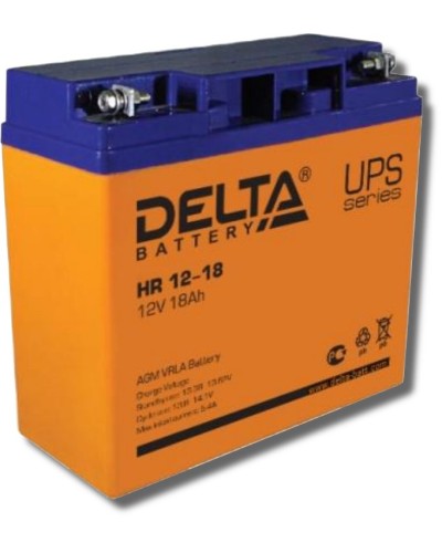 Delta HR 12-18. Аккумулятор герметичный свинцово-кислотный. Delta в Раменском
