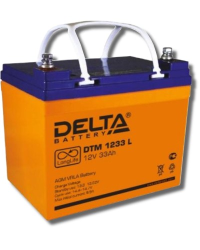 Delta DTM 1233 L. Аккумулятор герметичный свинцово-кислотный. Delta в Раменском