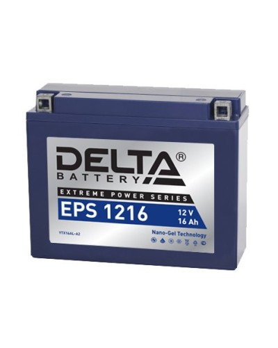 Delta EPS 1216. Аккумулятор герметичный свинцово-кислотный стартерный. Delta в Раменском