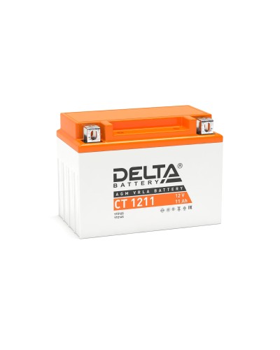 Delta CT 1211. Аккумулятор герметичный свинцово-кислотный стартерный. Delta в Раменском