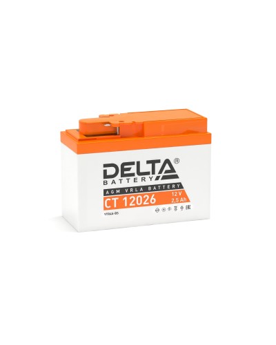 Delta CT 12026. Аккумулятор герметичный свинцово-кислотный стартерный. Delta в Раменском