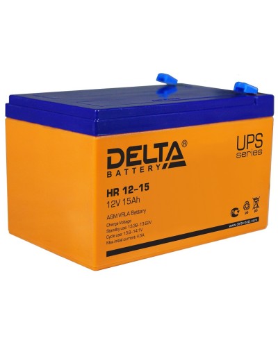 Delta HR 12-15. Аккумулятор герметичный свинцово-кислотный. Delta в Раменском