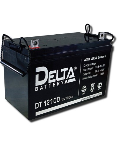 Delta DT 12100. Аккумулятор герметичный свинцово-кислотный. Delta в Раменском