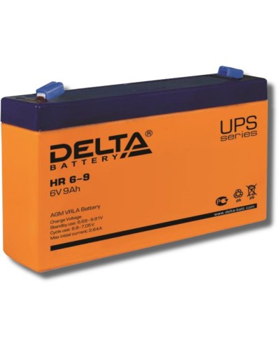 Delta HR 6-9. Аккумулятор герметичный свинцово-кислотный. Delta в Раменском