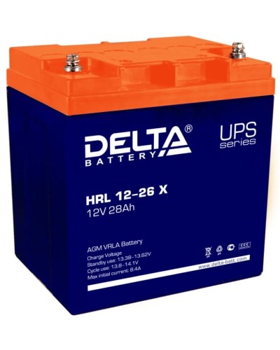 Delta HRL 12-26 X. Аккумулятор герметичный свинцово-кислотный. Delta в Раменском