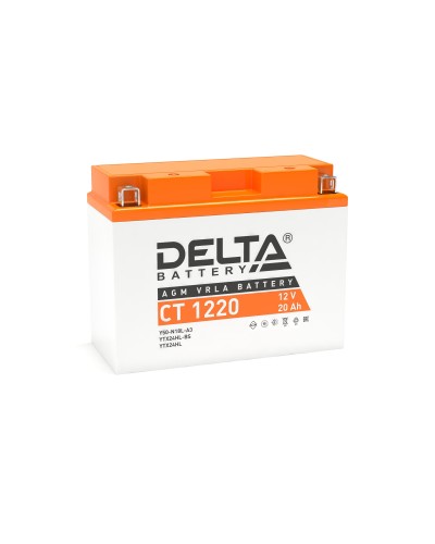 Delta CT 1220. Аккумулятор герметичный свинцово-кислотный стартерный. Delta в Раменском