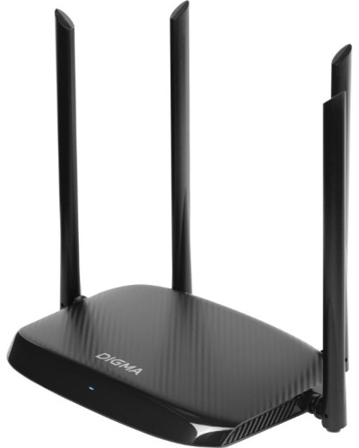 DWR-AC1201 AC1200 10/100BASE-TX черный. Роутер беспроводной. Digma в Раменском