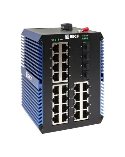 TSX-U-4GX/SFP-24GTP. Промышленный неуправляемый коммутатор. EKF в Раменском