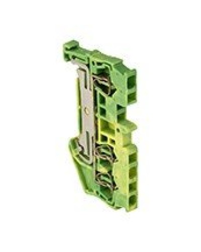 JXB-ST-2.5 3-проводная, земля, желто-зеленная (plc-jxb-st-2.5-3-pen). Колодка клеммная пружинная. EKF в Раменском