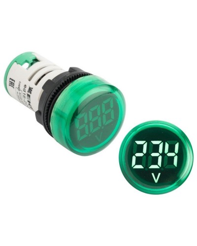 ED16-22VD (ed16-22vd-g). Индикатор значения напряжения зеленый. EKF в Раменском