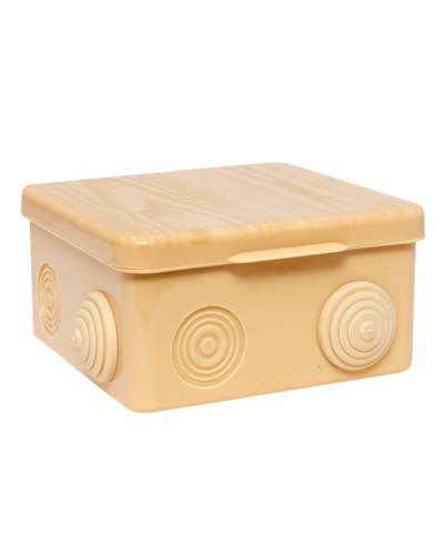 КМР-030-014 с крышкой (100х100х55) светлое дерево IP54 (plc-kmr-030-014-s). Коробка распределительная. EKF в Раменском