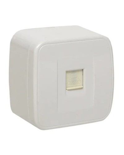 Минск Розетка RJ-45 1-местная ОП 1А (EGK01-035-10). Розетка RJ-45 1-местная ОП 1А. EKF в Раменском