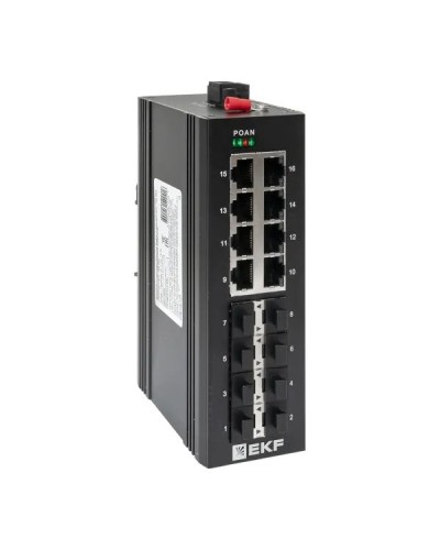 TSX-U-8GX/SFP-8GT. Промышленный неуправляемый коммутатор. EKF в Раменском