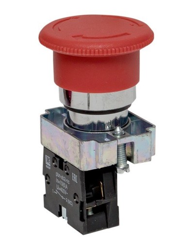 BS542 поворотная красная грибок NC (xb2-bs542). Кнопка поворотная красная грибок. EKF в Раменском