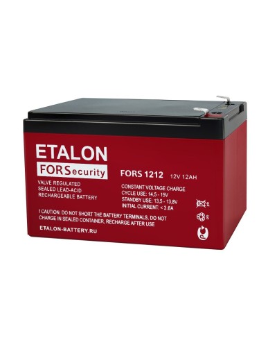 ETALON FORS 1212. Аккумулятор герметичный свинцово-кислотный. ETALON в Раменском