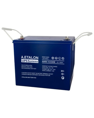A.ETALON AHRX 12-630W (140). Аккумулятор герметичный свинцово-кислотный. ETALON в Раменском