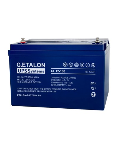 G.ETALON GL 12-100. Аккумулятор герметичный свинцово-кислотный. ETALON в Раменском