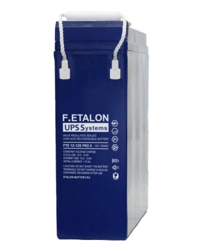 F.ETALON FTE 12-125 PRO X. Аккумулятор герметичный свинцово-кислотный. ETALON в Раменском