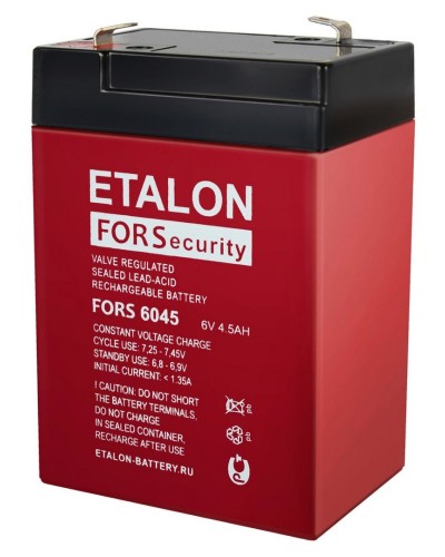 ETALON FORS 6045. Аккумулятор герметичный свинцово-кислотный. ETALON в Раменском