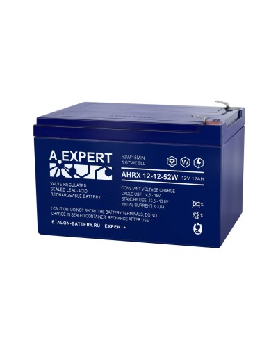 A.EXPERT AHRX 12-12-52W. Аккумулятор герметичный свинцово-кислотный. EXPERT в Раменском