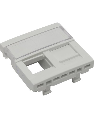 Вставка для 2-х модулей под RJ-45 кат.5e UTP, белая (45971 SBR): Вставка для 2-х модулей в Раменском