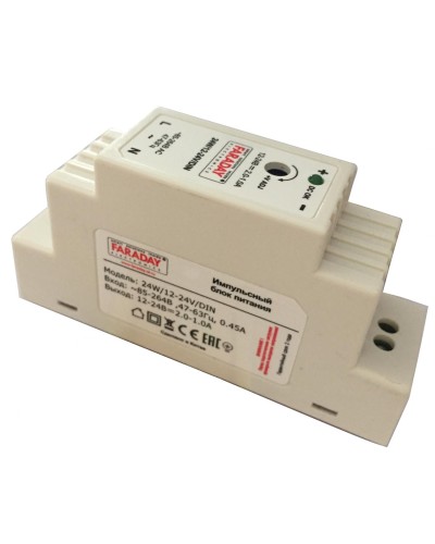 24W/12-24V/DIN. Блок питания. FARADAY в Раменском