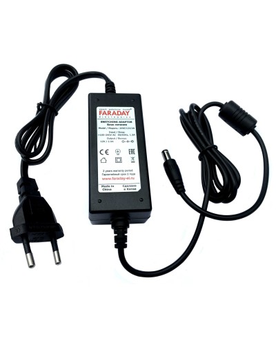 24W/12V/2A. Импульсный блок питания в пластиковом корпусе. FARADAY в Раменском