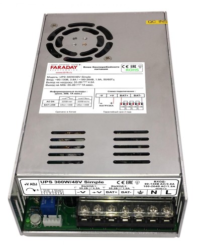 UPS 300W/48V Simple. Блок бесперебойного питания. FARADAY в Раменском