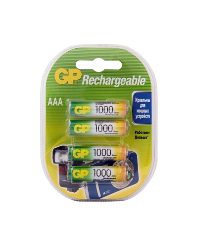 GP 100AAAHC AAA (GP 100AAAHC-2DECRC4), упак. 4 шт.. Перезаряжаемые аккумуляторы. GP Batteries в Раменском
