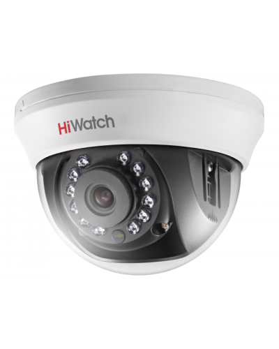 DS-T201(B) (3.6мм). Бюджетная видеокамера мультиформатная купольная. HiWatch в Раменском