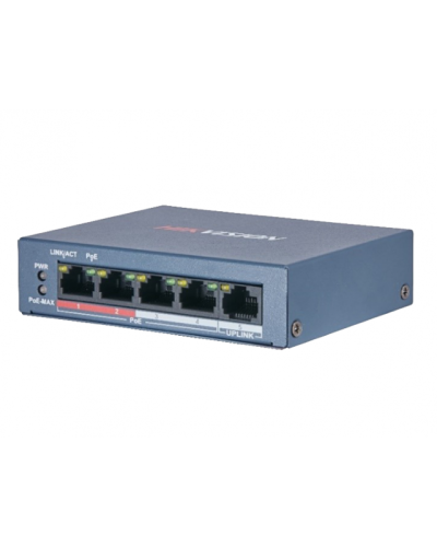 DS-3E0105P-E/M(B). Коммутатор с питанием POE. Hikvision в Раменском