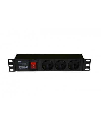 SHE10-3SH-S-IEC. Блок розеток 10. Hyperline в Раменском
