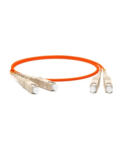 FC-D2-50-SC/PR-SC/PR-H-1M-LSZH-OR. Патч-корд волоконно-оптический SC-SC. Hyperline в Раменском