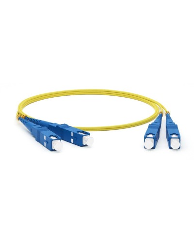 FC-D2-9-SC/UR-SC/UR-H-1M-LSZH-YL. Патч-корд волоконно-оптический. Hyperline в Раменском