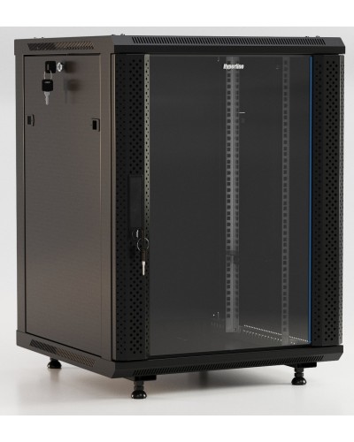 TWB-FC-1545-GP-RAL9004. Шкаф телекоммуникационный 19 настенный 15U. Hyperline в Раменском