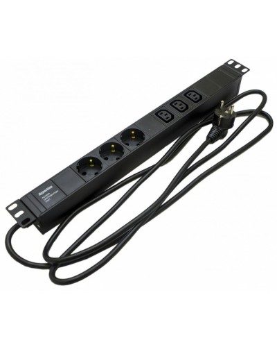 SHE19-3SH-3IEC-2.5EU. Блок розеток 19. Hyperline в Раменском