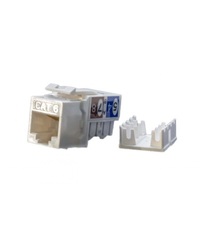 KJ9-8P8C-C6-90-WH. Вставка Keystone Jack RJ-45. Hyperline в Раменском