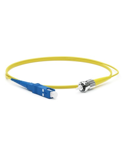 FC-S2-9-SC/UR-ST/UR-H-1M-LSZH-YL. Патч-корд волоконно-оптический одномодовый. Hyperline в Раменском