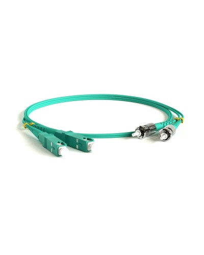 FC-D2-503-SC/PR-ST/PR-H-5M-LSZH-AQ. Патч-корд волоконно-оптический многомодовый. Hyperline в Раменском